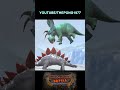 Dravidosaurus VS Medusaceratops #pong1977 #dinosaurshort