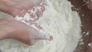 ⚠️ Squeaky ⚠️ Cornstarch Powder Play - Hands, Fingers, Rubbing and Cupping - خشخش نشا الذرة ?