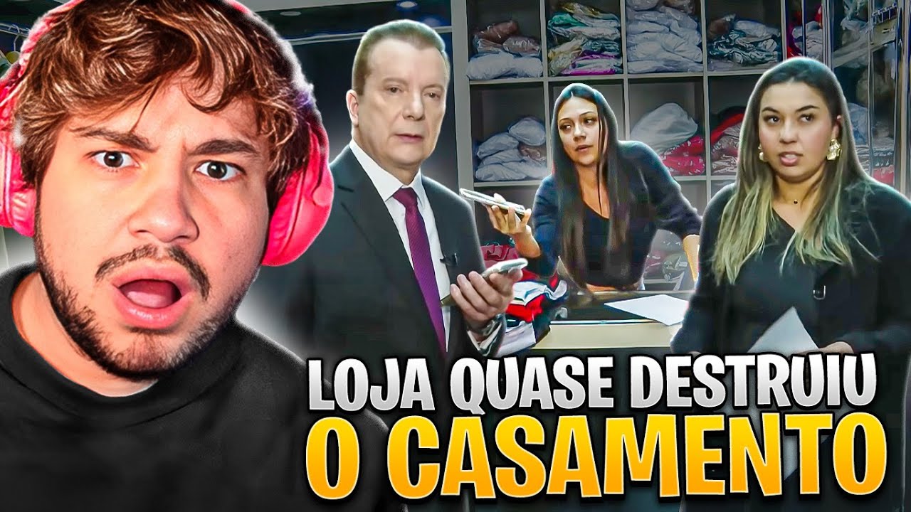 O CASAMENTO QUASE VIROU PESADELO! (LOJA DE VESTIDOS) - React Celso Russomanno