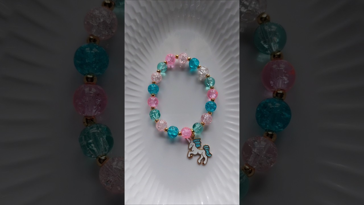 Unicorn bracelet making 