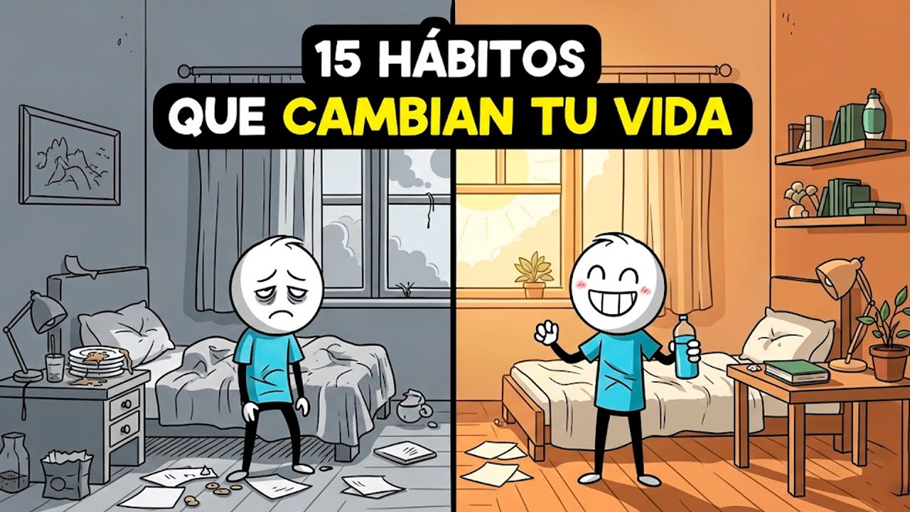 15 hábitos que transforman tu vida para siempre - YouTube