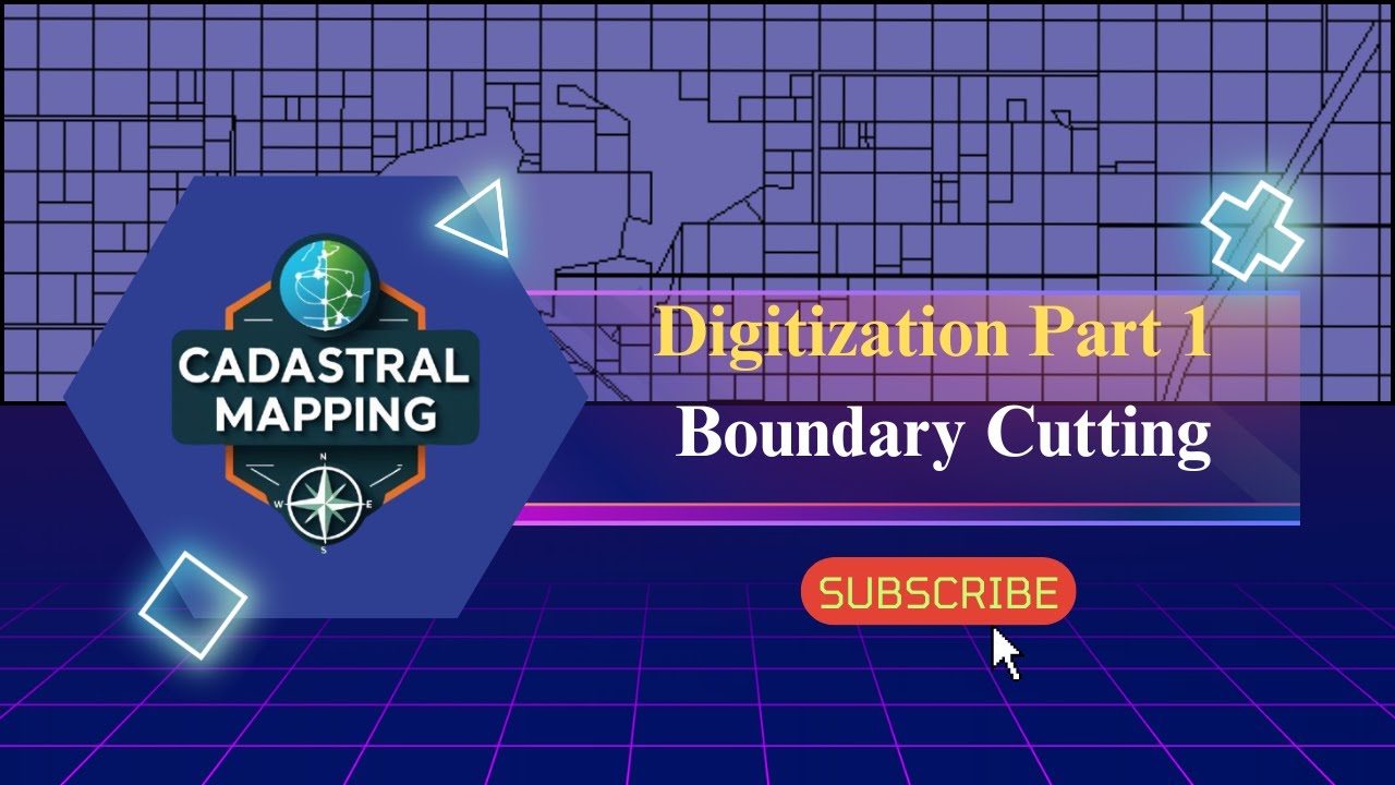 Digitization Part 1 | GIS Mapping & Cadastral Data Preparation Tutorial ...