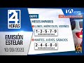 Noticias Ecuador: Noticiero 24 Horas, 10/09/2020 (Emisión Estelar)