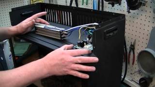 This video shows how to repair your Heat Surge Roll-n-Glow Electric Fireplace. We cover replacing the cross flow fan, main control 