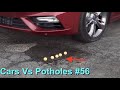 Cars Vs Potholes #56 | Will the ping pong balls break?