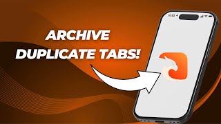 How to Enable Archive Duplicate Tabs in Carbon Browser (Reduce Tab Clutter) screenshot 5