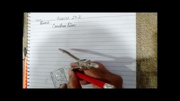 Q no 3Ex 29.2 construction of escribed circle