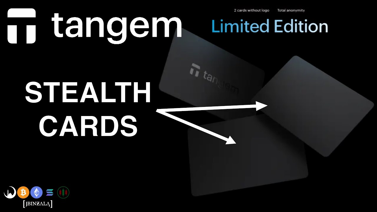 UNBOXING THE TANGEM LIMITED EDITION BLACK STEALTH CRYPTO HARDWARE WALLET