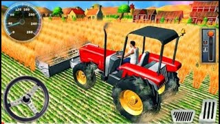 Tractor Farming Driver Simulator - Forage Plow Village Harvester Working - Android GamePlay screenshot 5