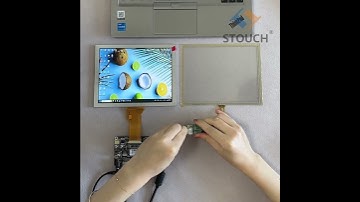 STOUCH ST-08005 8 inch  4-wire resistive touch screen for AT080TN52 V.1