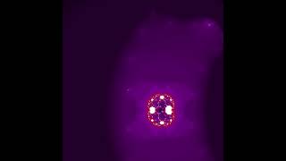 Julia Set to Logbrot (zoomed to scale)