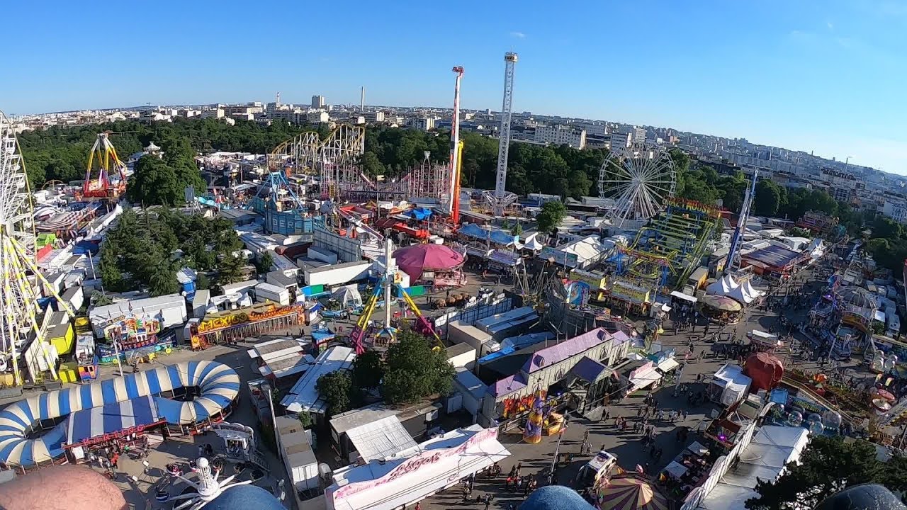 Ascenseur COUNTDOWN - Soyez à 60m de haut - La Foire du Trône 2019, Paris - GoPro Pov On Ride ! [HD]