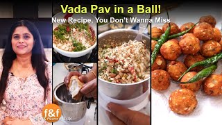 Vada Pav in a Ball! 😲😋 New & Unique Party Starter, Snack Recipe पार्टी स्नैक रेसिपी Wada Pav Balls