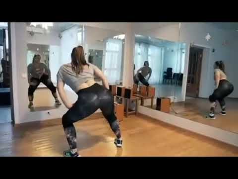 Большая попа  как проходят тренировки Нины Хохловой NinaKhLv Twerk