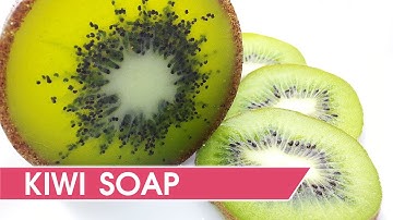 How to make kiwi soap - DIY Soap making