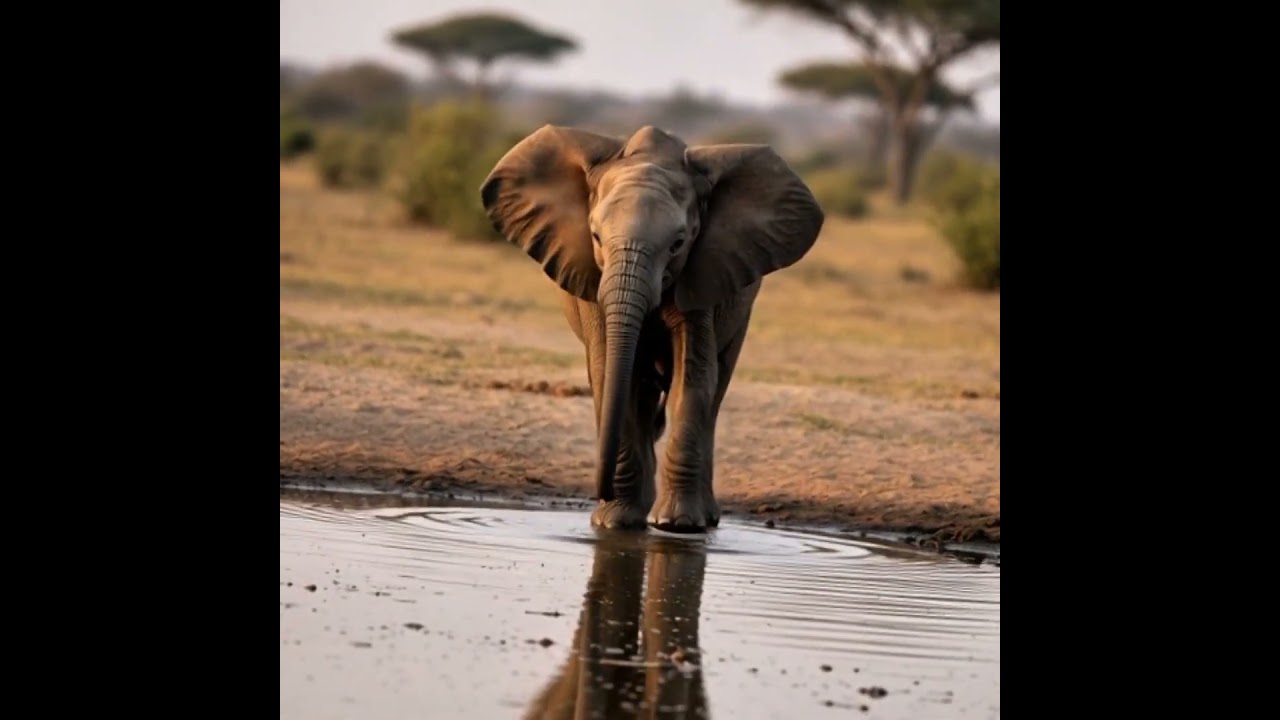 Nature teaches calm without words. Sometimes silence is the loudest comfort. 🐘💙