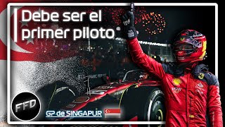 Carlos Sainz ROMPE la racha de Red Bull | LA MEJOR NARRACION GP SINGAPUR 2023