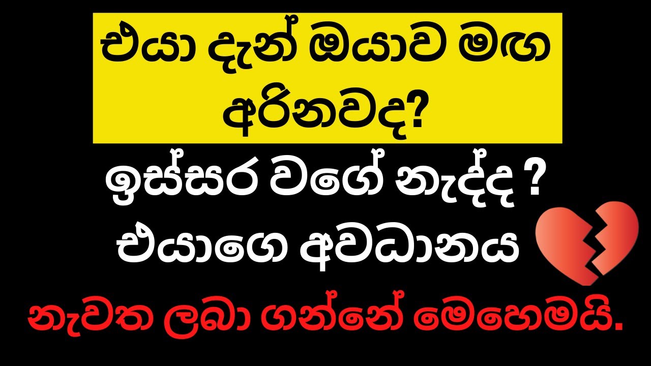 How To Attract Someone Who Ignores | Sinhala | ඔයාව මඟ අරින කෙනෙක්ගේ අවධානය නැවත ලබා ගන්නේ මෙහෙමයි