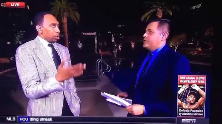 Stephen A Smith & Robert Flores ESPN go Toe to Toe...
