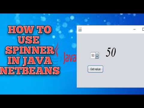 How to use Spinner in Java Netbeans | Java spinner | JSpinner | using spinner in java swing