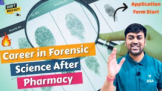 Career in Forensic Science after Pharmacy || M Pharma in Forensic Science || Pharma Admissions 2023