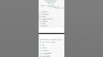 12th Computer Science Public Exam 2025 Answer Key | One Marks #shorts #answerkey