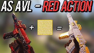 AS VAL RED ACTION BLUEPRINT WITH DIAMOND CAMO GAMEPLAY in COD MOBILE | Vermillion Arsenal Crate |