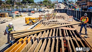 𝗕𝗢𝗔𝗥𝗗 𝗕𝗬 𝗕𝗢𝗔𝗥𝗗: Construction Crews Rebuild Santa Monica Pier Deck for Bridge Project