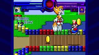MUGEN: Tails (me) vs. Super Mario Kart (HelloMyNameisAAA)