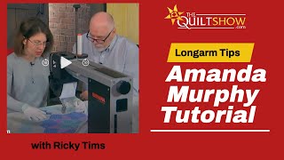 Longarm Quilting Tips from Amanda Murphy