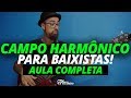 AULA COMPLETA de CAMPO HARMÔNICO para BAIXISTAS! ToqueMaisBaixo Ep258