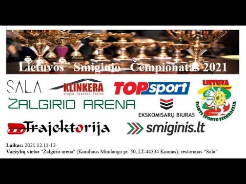 Lietuvos Smiginio Čempionatas 2021 1 DIENA