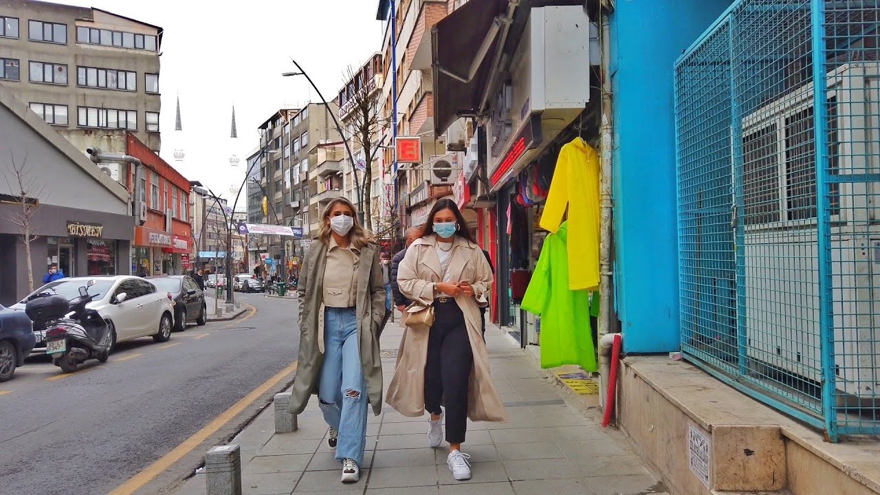 Kağıthane İstanbul. Walking Tour [4K]