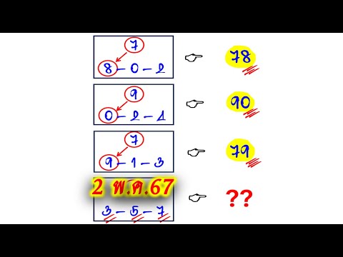 เลขเด็ด สลากกินแบ่งรัฐบาล 2 พ.ค.67 จับคู่ให้แล้วไปซื้อเก็บไว้ไกล้ๆจะหายากขอให้โชคดีทุกคน