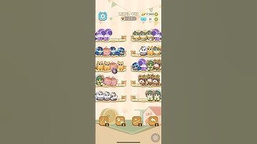 Color Cat Sort Cute Cat Game Level 402 #shorts #Gaming