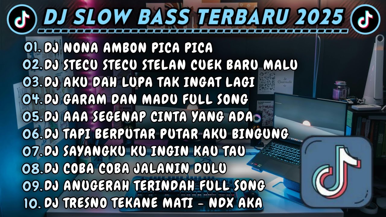 DJ SLOWBASS TERBARU 2025 || DJ NONA AMBON PICA PICA || DJ STECU STECU STELAN CUEK BARU MALU VIRAL