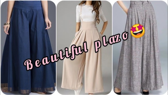 The Most Beautiful Chiffon Palazzo Pants designs ideas for women