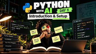 Python with AI | Day 1 – Introduction to Python Programming & Setup