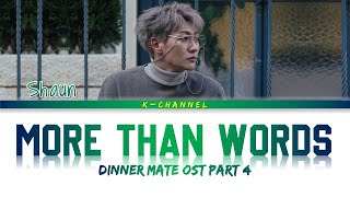 More Than Words 사랑한다는 말로는 - SHAUN 숀 | Dinner Mate 저녁 같이 드실래요 OST Part 4 | Lyrics 가사 | Han/Rom/Eng