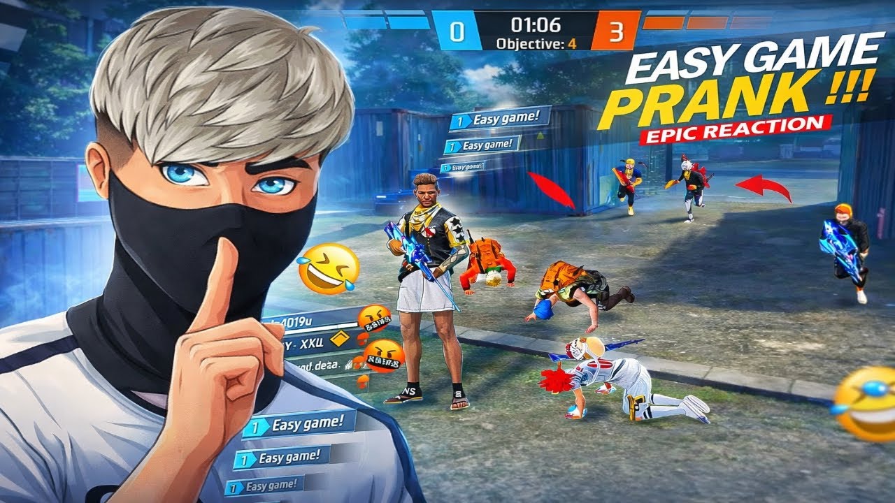 Easy Game Pranks on Random Players 😂 | Free Fire Funny Moments 🔥 - YouTube