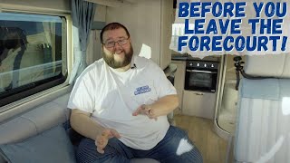 ESSENTIAL Motorhome Handover Tips  DON'T collect your motorhome until you've watched THIS