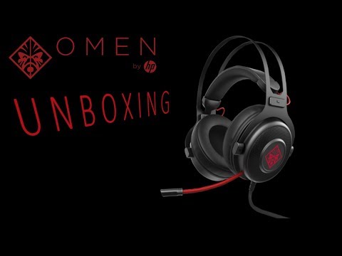 HEADSET HP OMEN 800 unboxing