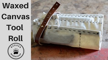 Waxed Canvas Tool Roll