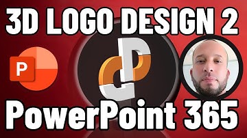DESIGN 🔥A 3D LOGO🔥 IN POWERPOINT | 2022 |تصميم شعار ثلاثي الابعاد في برنامج الباوربوينت