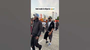 Baki walk in Nigeria 🤯 #funk #remix #baki #tutorial #dance #shortsfyp #slickback