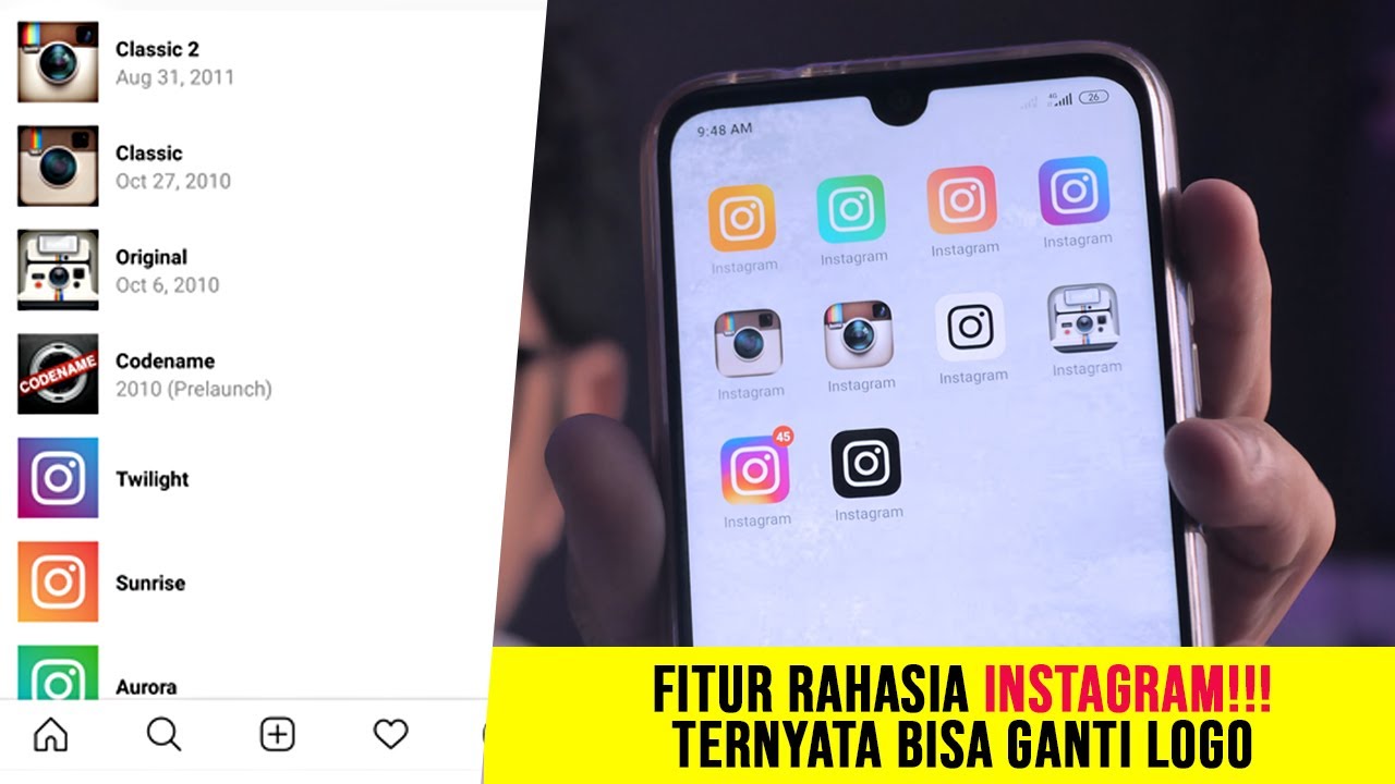  Fitur  Rahasia IG  Cara Mengganti Tampilan Ikon Icon 