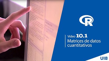 10.1 Matrices de datos cuantitativos