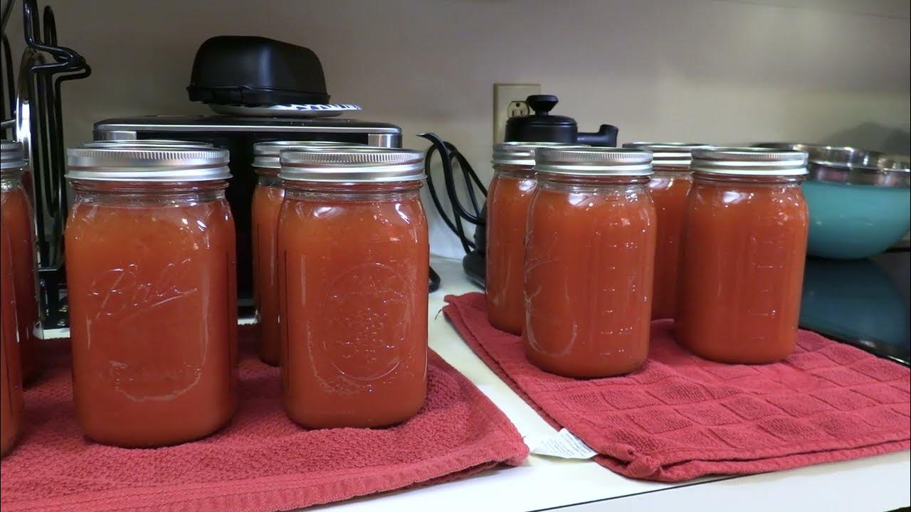 Canning Homemade Tomato Juice YouTube