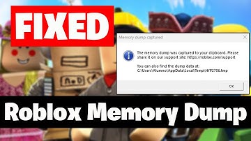 How To Fix Roblox The Memory Dump Was Captured To Your Clipboard Error - NEW 2025🎮🔥