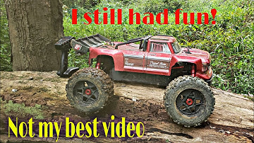 ARRMA OUTCAST 8s a failed run in the woods